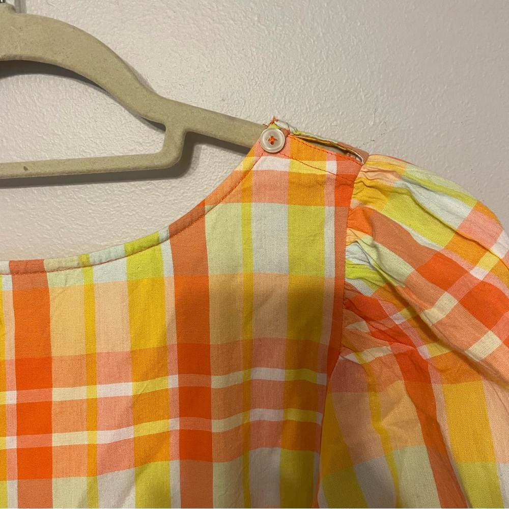 URBAN OUTFITTERS Plaid Asymmetrical Babydoll Carousel Dress - Picture 9 of 11